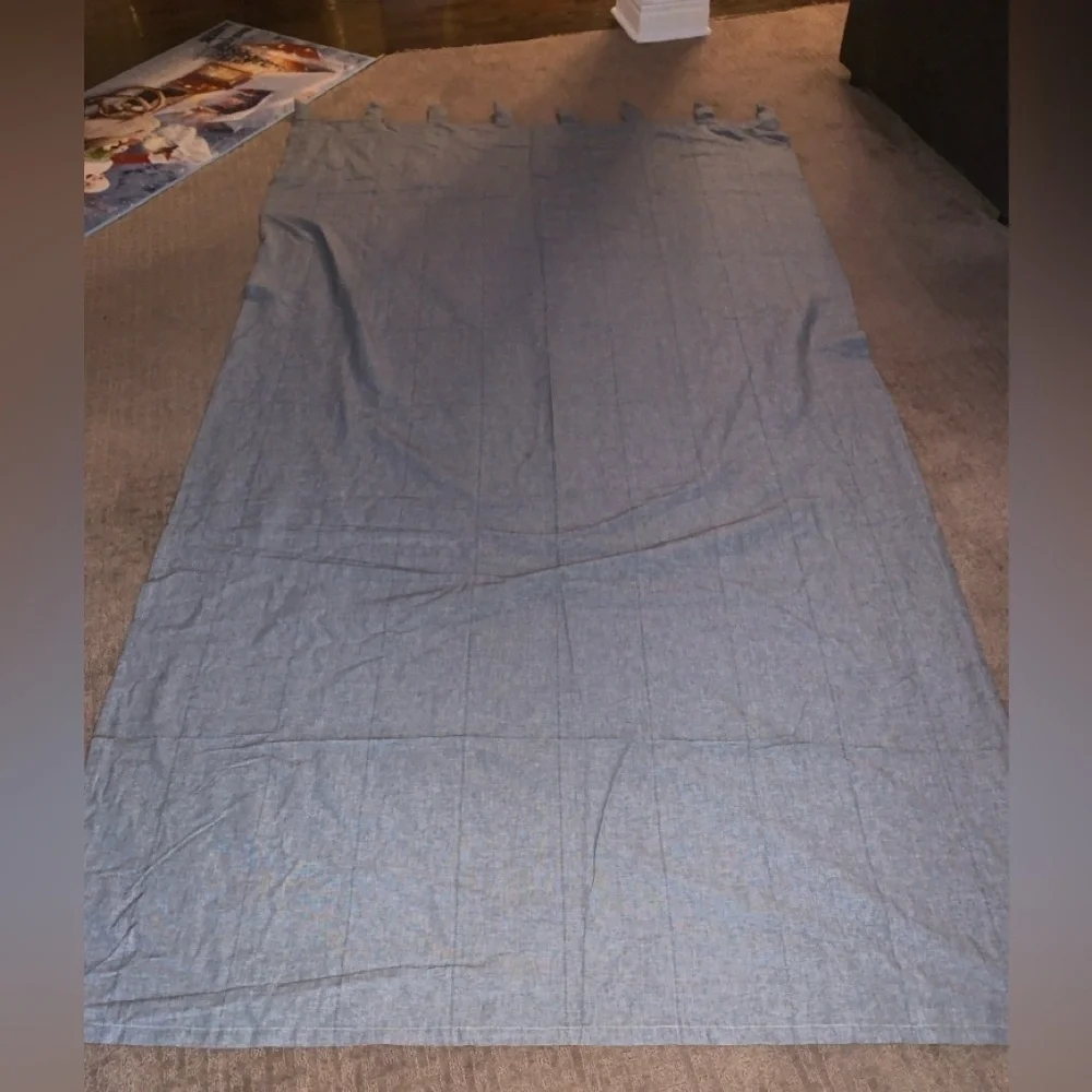 Gray Curtain Panel size 100”X 53”